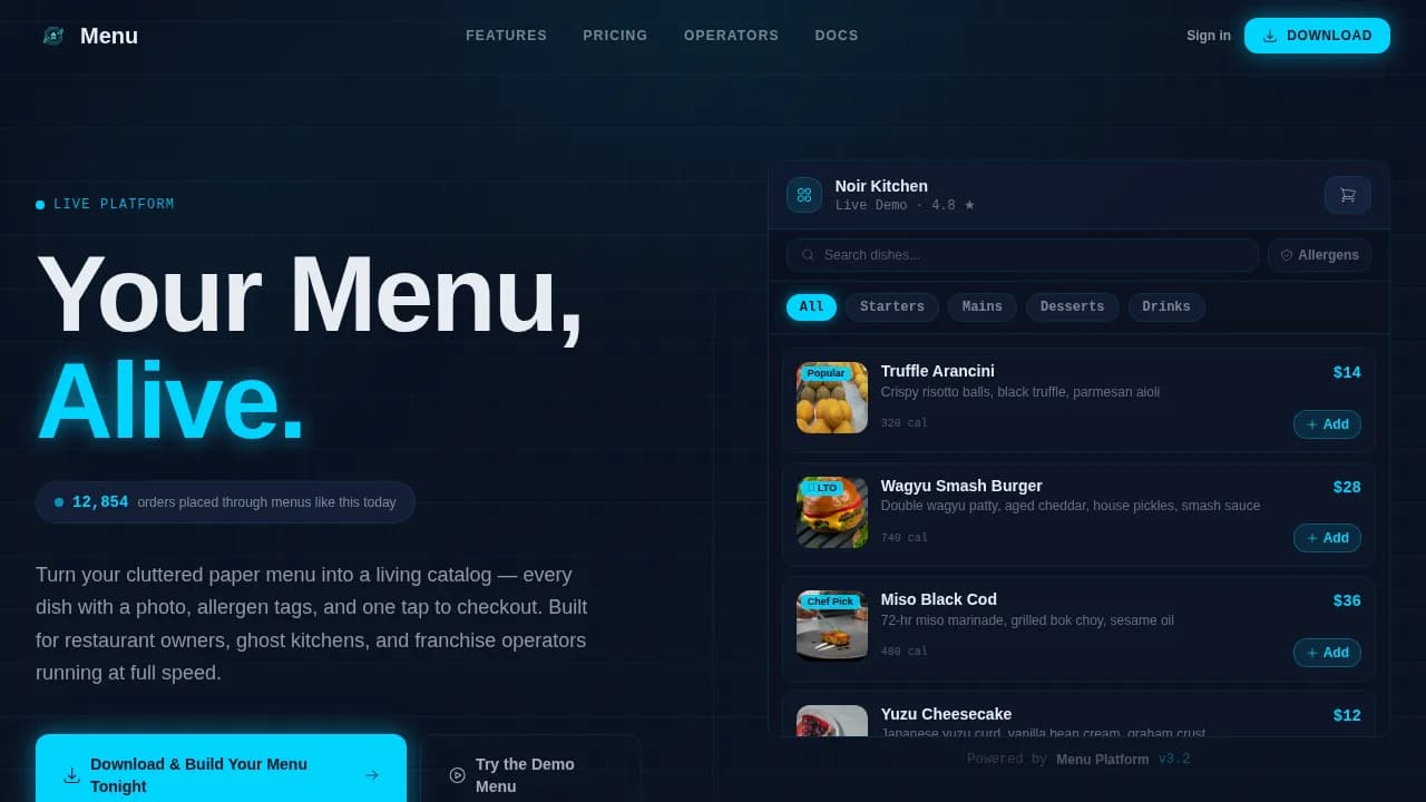 E-Commerce Digital Presence Professional Website Template