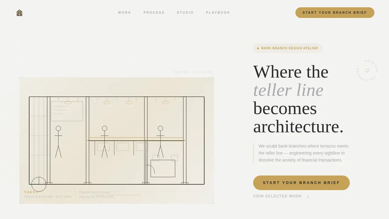 Vault — Secure Banking Hub Landing Page Template