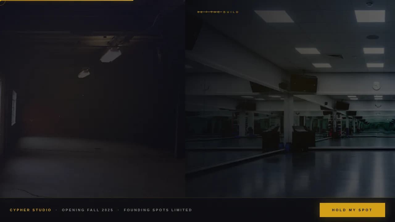 Cypher — Dynamic Urban Dance Landing Page Template