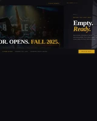 Cypher — Dynamic Urban Dance Landing Page Template