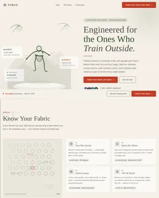 Forge — Elite Fitness Bootcamp Landing Page Template