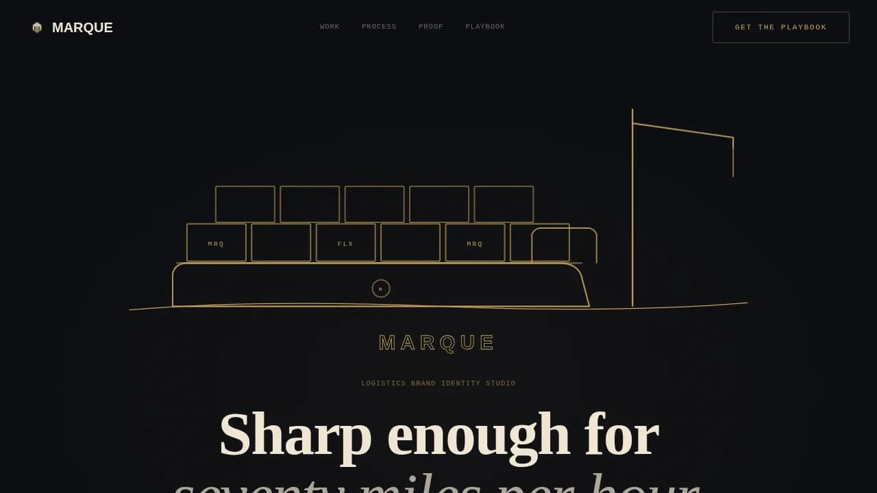 Fleet — Dynamic Logistics Branding Landing Page Template