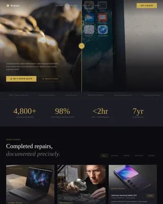 Local Brick & Mortar Advanced Professional Website Template