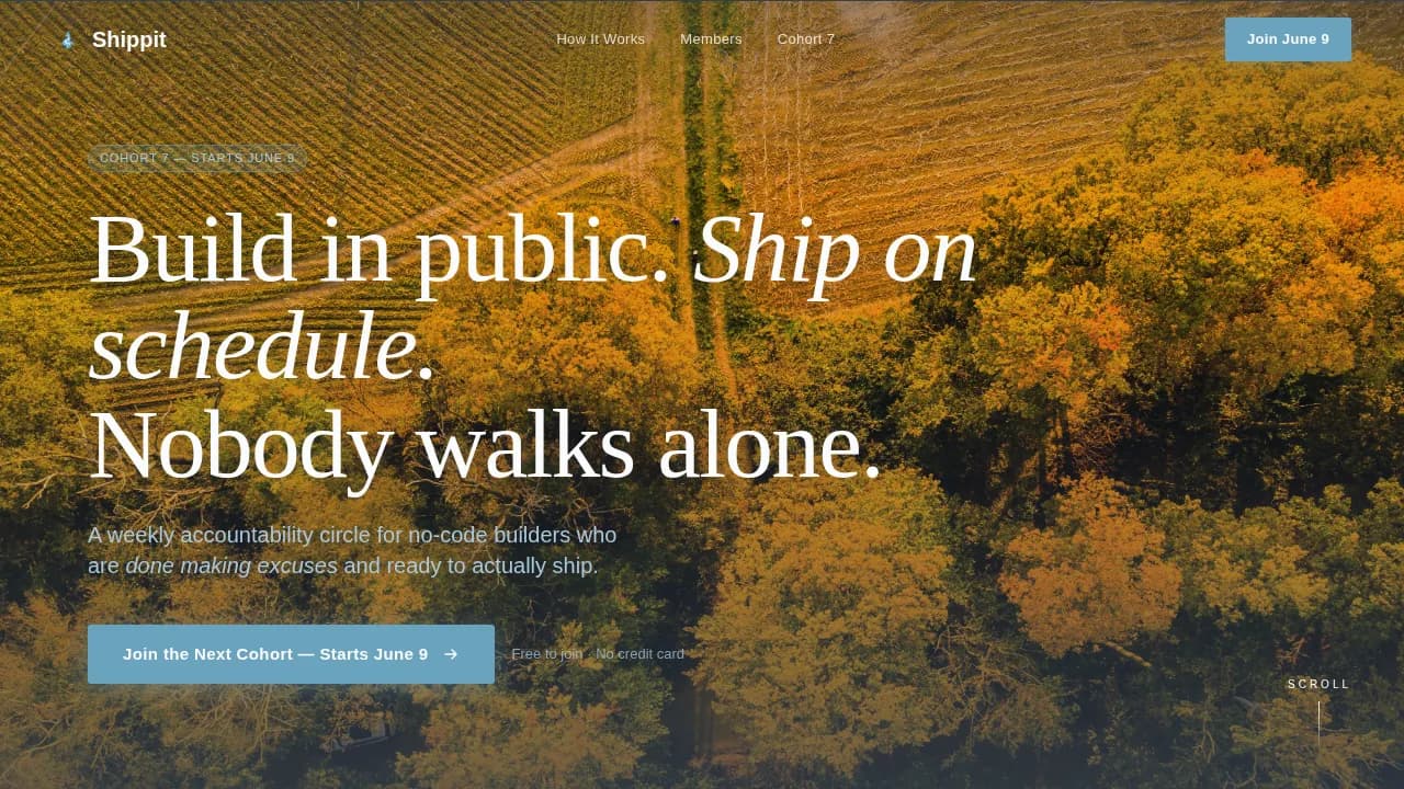 Shippit — Collaborative Low-Code Workflow Landing Page Template