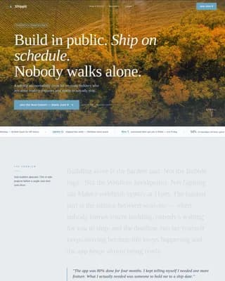 Shippit — Collaborative Low-Code Workflow Landing Page Template