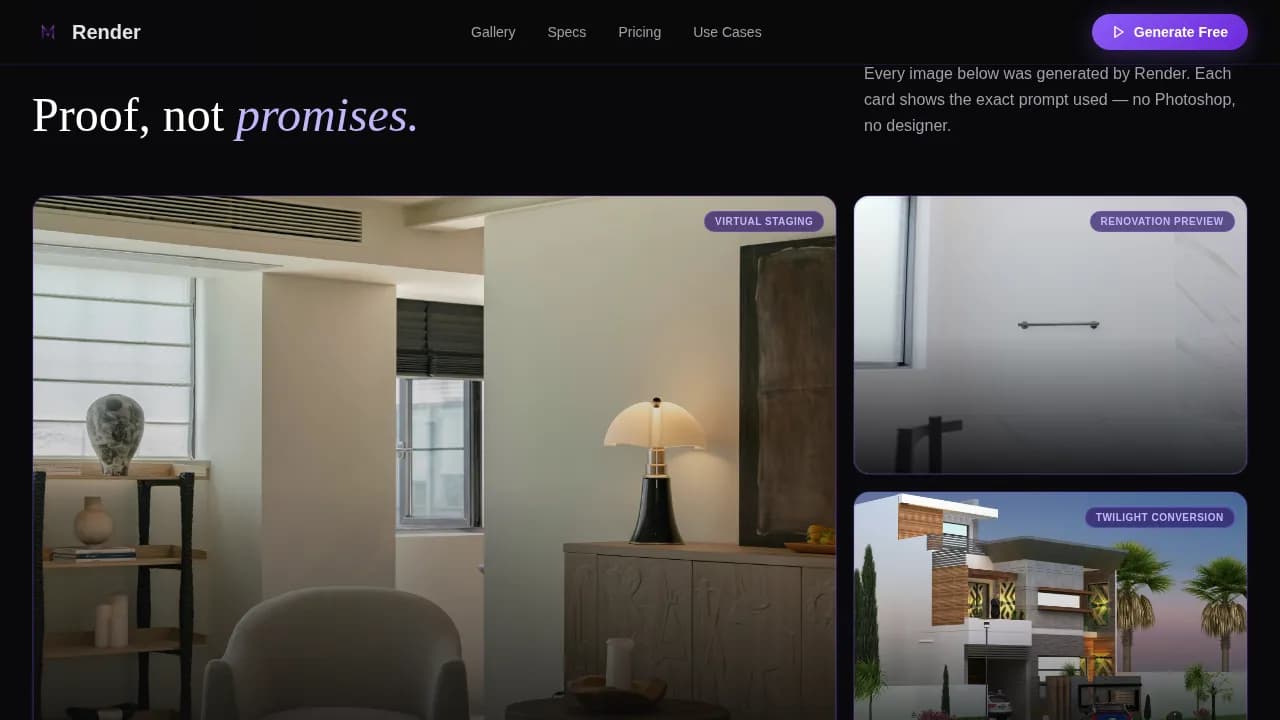 AI for Real Estate Reviews Website Template