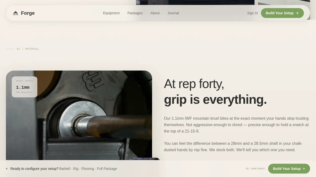 Lift — Performance CrossFit Retail Landing Page Template