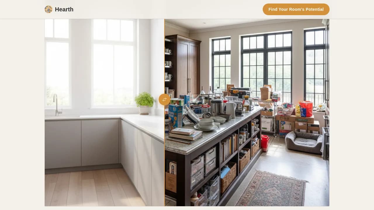 Hearth — Expert Home Design Consultation Landing Page Template