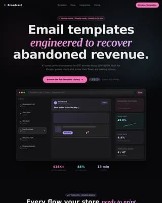 E-Commerce Digital Presence Portfolio Website Template