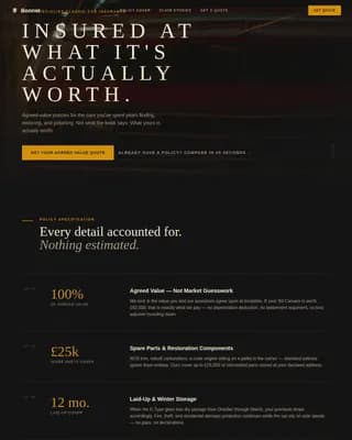 Vehicle Insurance & Finance Privacy Policy Website Template