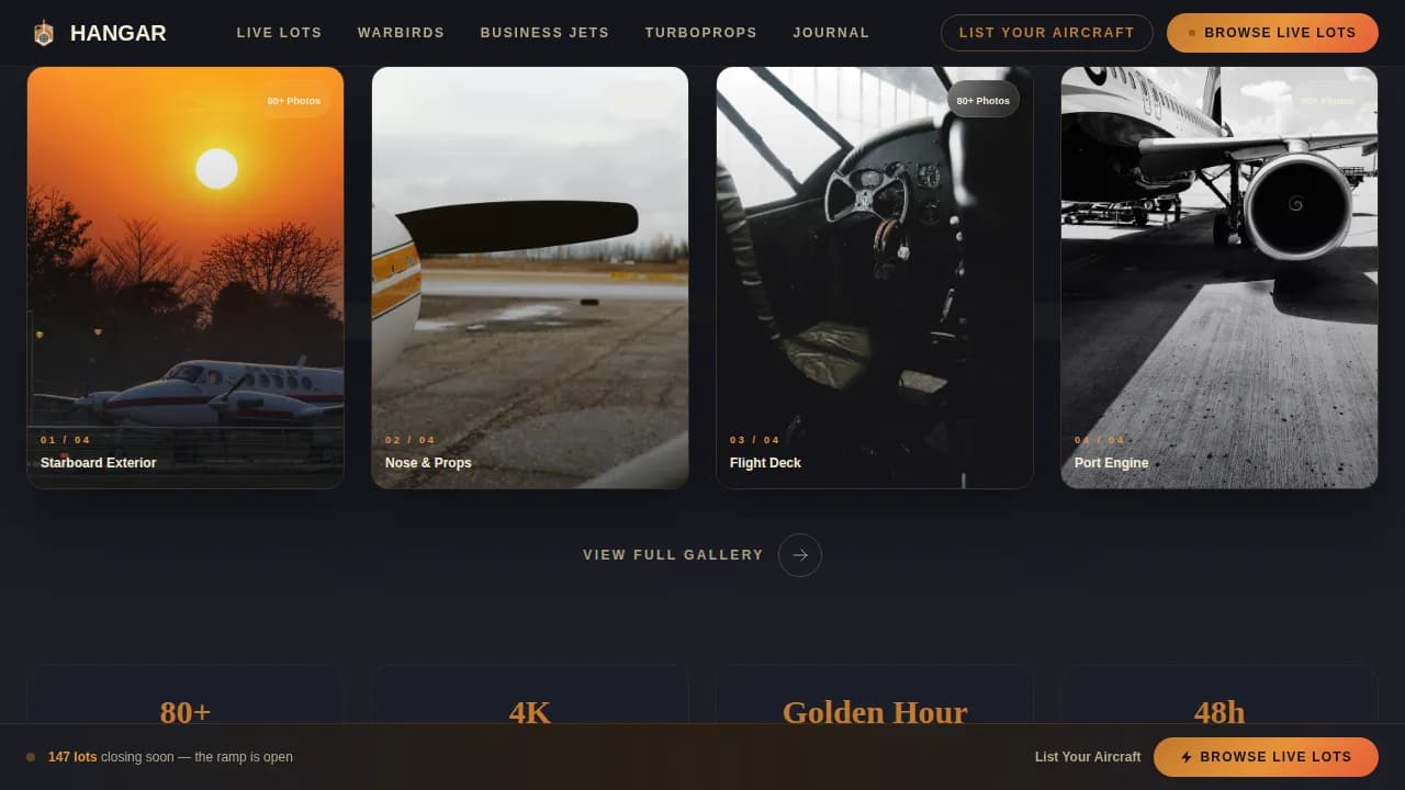 Auction Platforms & Types Professional Website Template