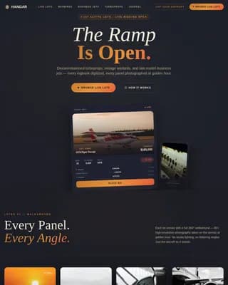 Auction Platforms & Types Professional Website Template