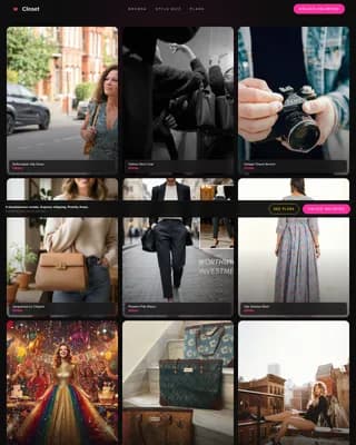 Chromarent — Dopamine Fashion Rental Landing Page Template
