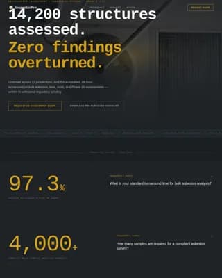 Audit — Intelligent Environmental Assessment Landing Page Template