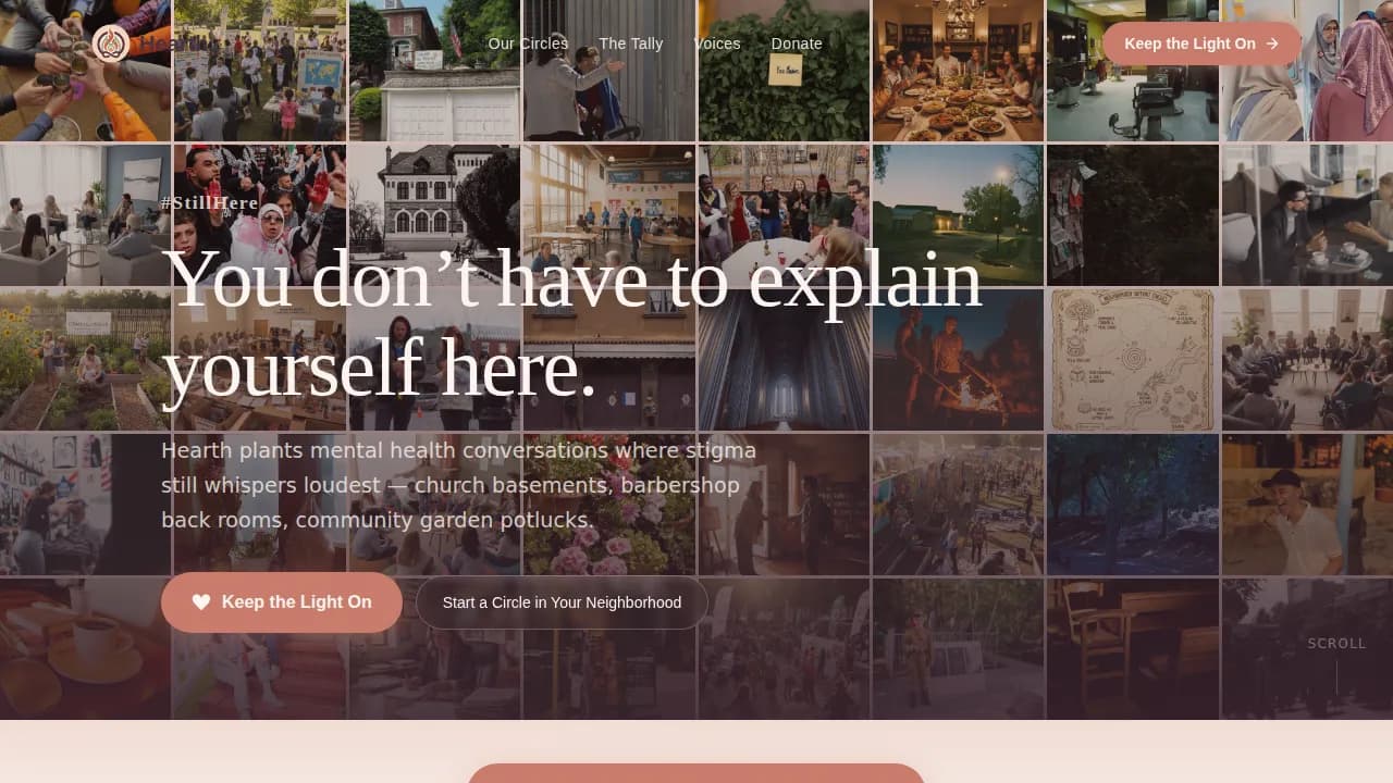 Unite — Vibrant Community Space Landing Page Template