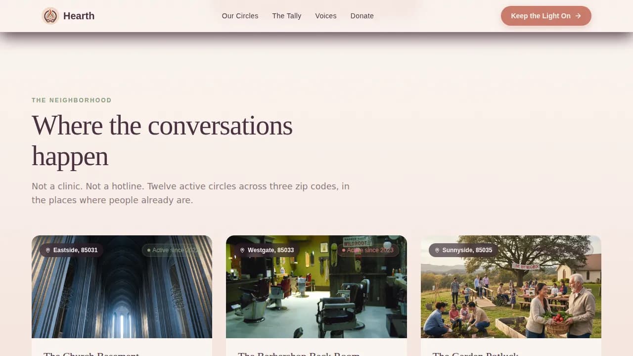 Unite — Vibrant Community Space Landing Page Template