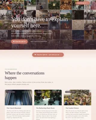 Unite — Vibrant Community Space Landing Page Template