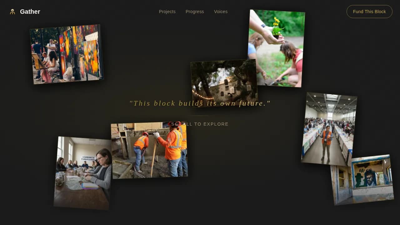 Unite — Vibrant Community Fundraiser Landing Page Template