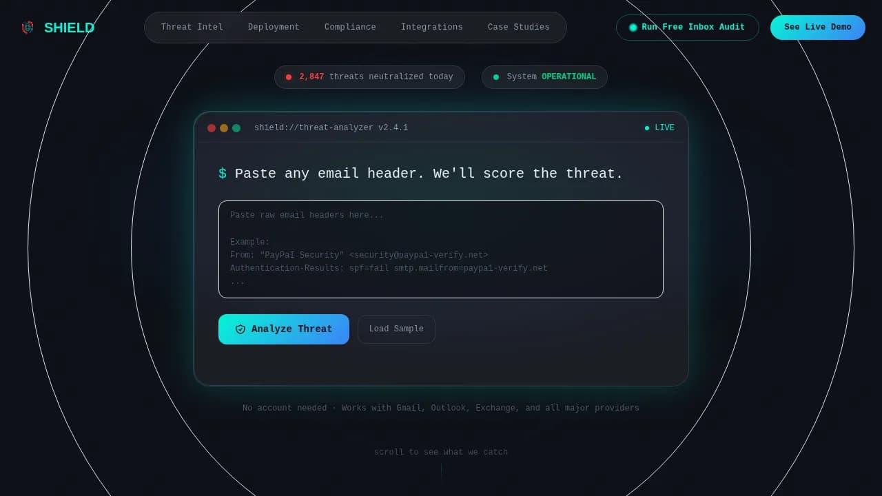 Fortify — Instant Phishing Defense Landing Page Template