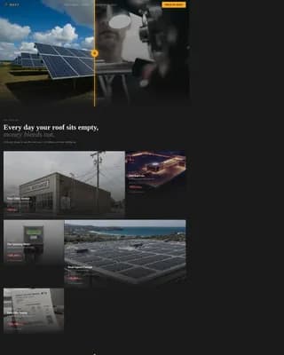 Harvest — Advanced Solar Energy Landing Page Template