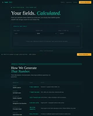 Optimize — Smart Nitrogen Agri-Tech Landing Page Template