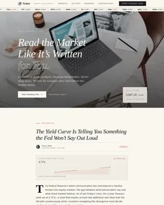 Business & Finance Blog Blog Website Template