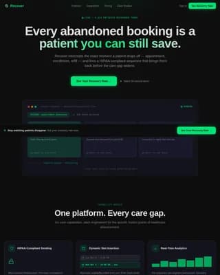 Accelerate — Live Patient Wellness Email Landing Page Template