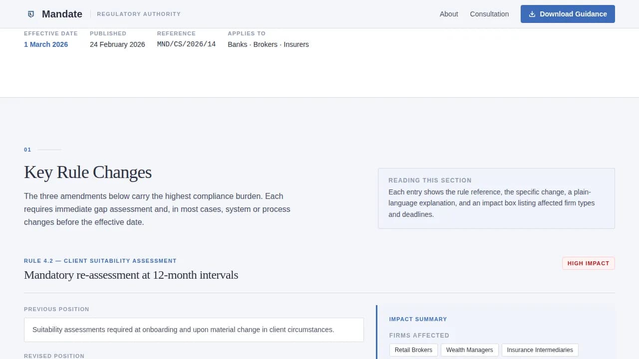 Regulatory & Licensing Privacy Policy Website Template