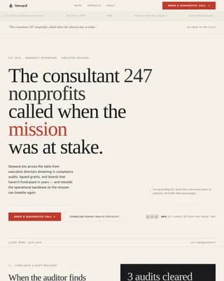 Support — Trusted Mission Consulting Landing Page Template