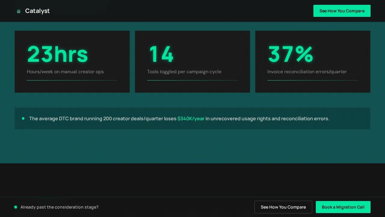 Embark — Dynamic Creator Platforms Landing Page Template