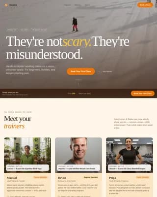 Nurture — Expert Reptile Education Landing Page Template