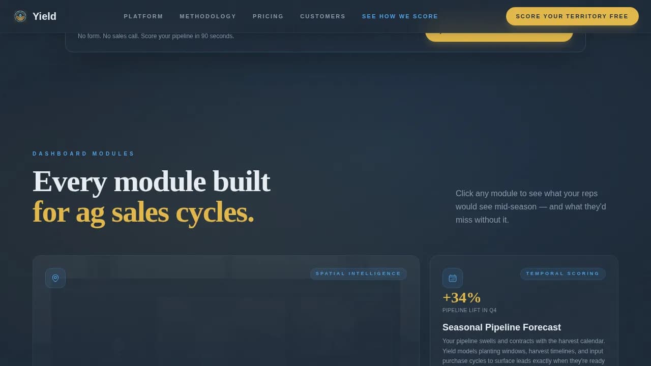 Optimize — AI Farming Solutions Landing Page Template