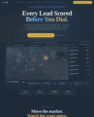 Optimize — AI Farming Solutions Landing Page Template