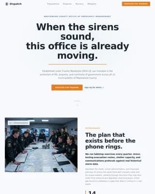 Sentinel — Responsive Civic Response Landing Page Template