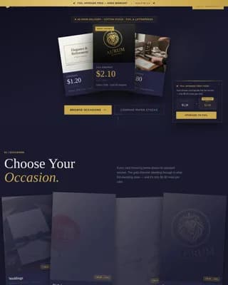 Foil — Premium Print-on-Demand Landing Page Template