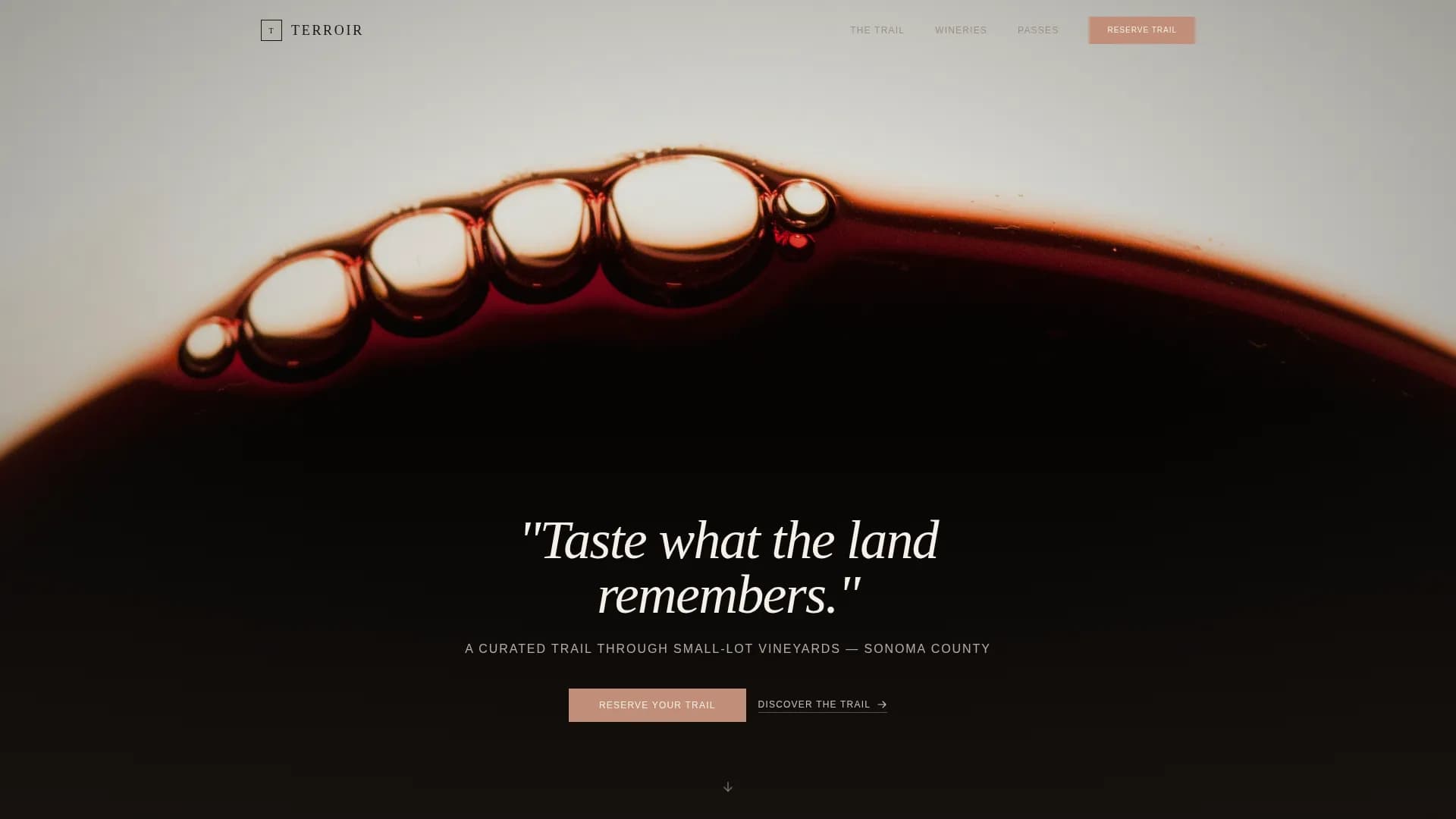Winery & Wine Pricing Website Template