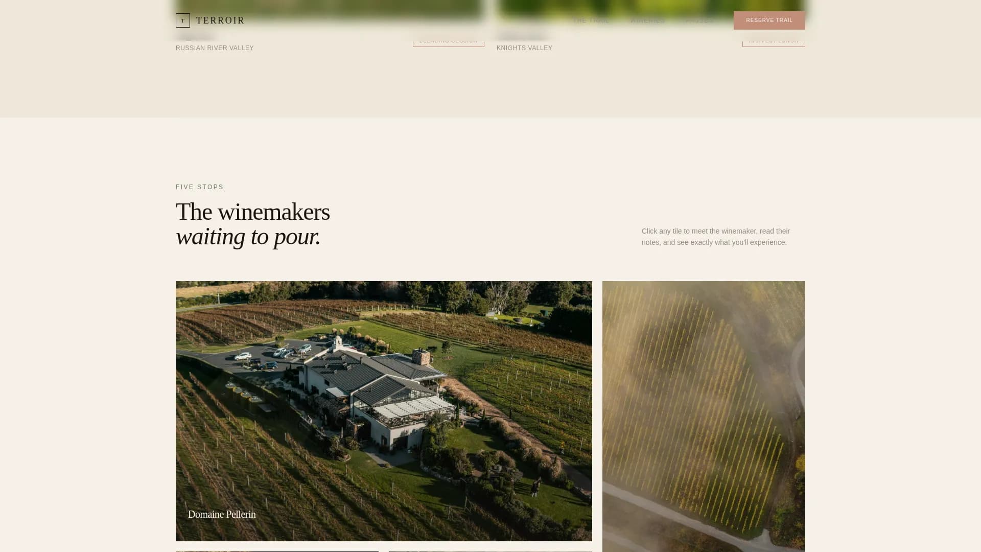 Winery & Wine Pricing Website Template