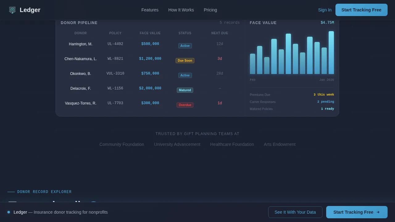 Vault — Robust Coverage Monitor Landing Page Template