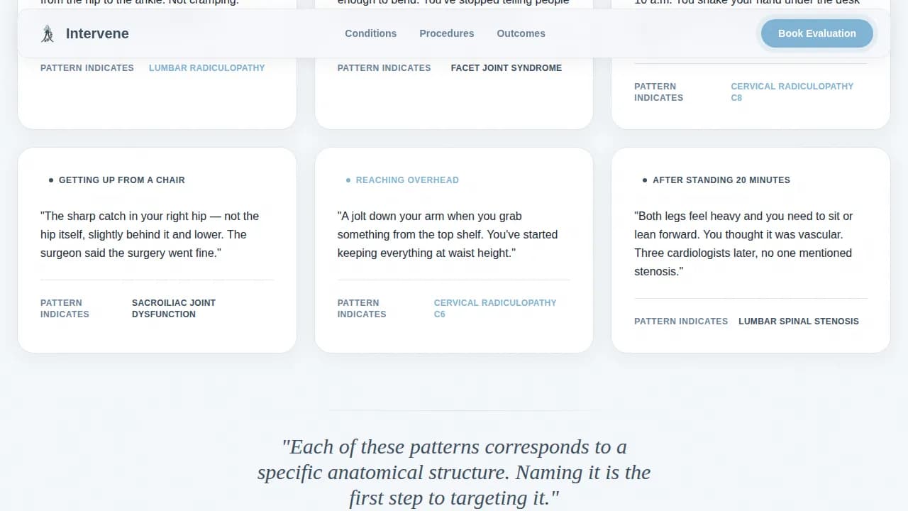 Relieve — Precision Pain Management Landing Page Template
