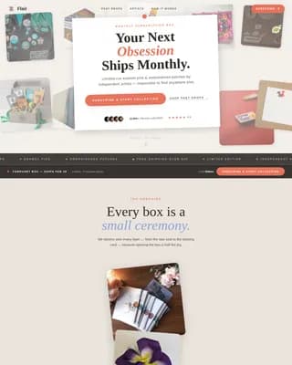 Spark — Vibrant Enamel Pin Box Landing Page Template