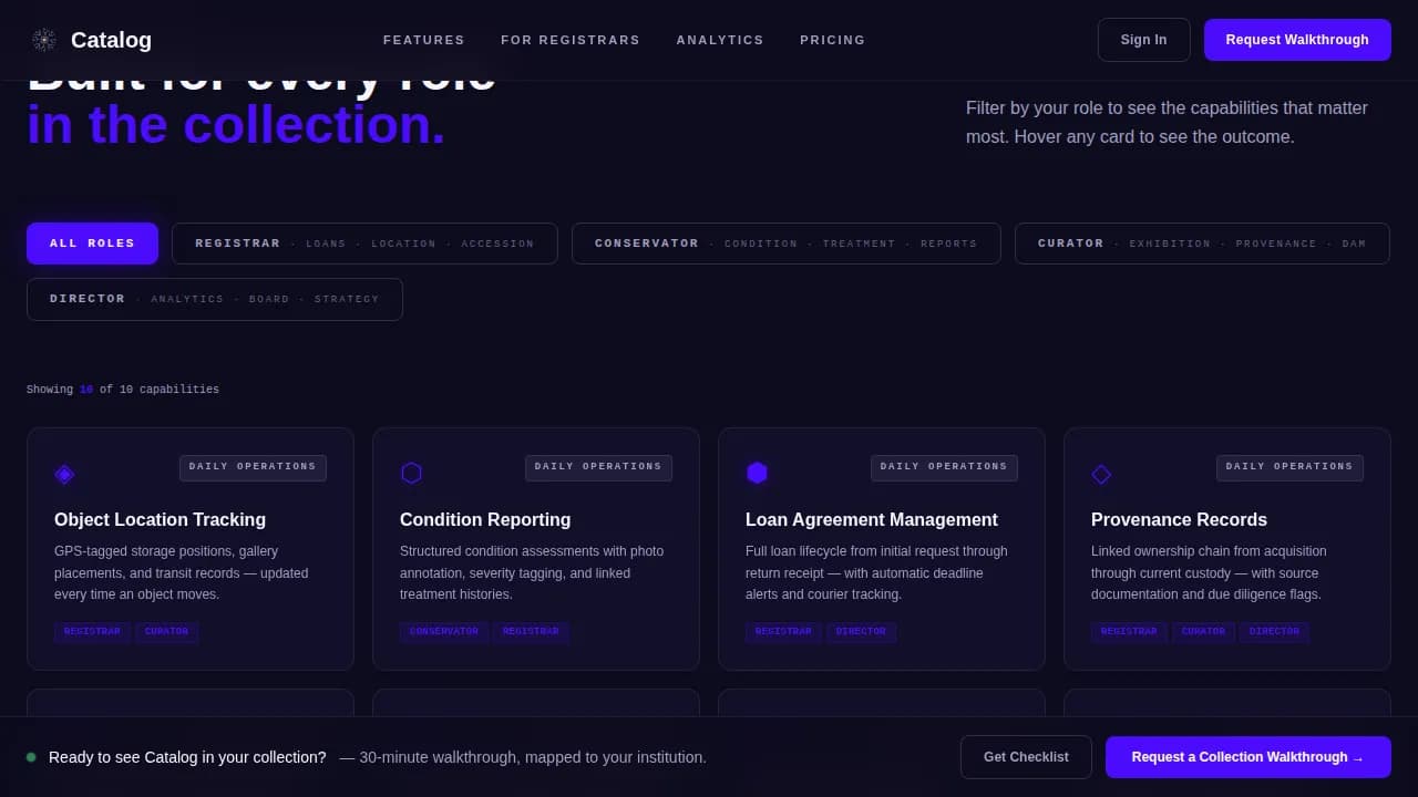Museum Vertical SaaS Directory Website Template