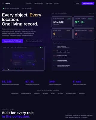 Museum Vertical SaaS Directory Website Template