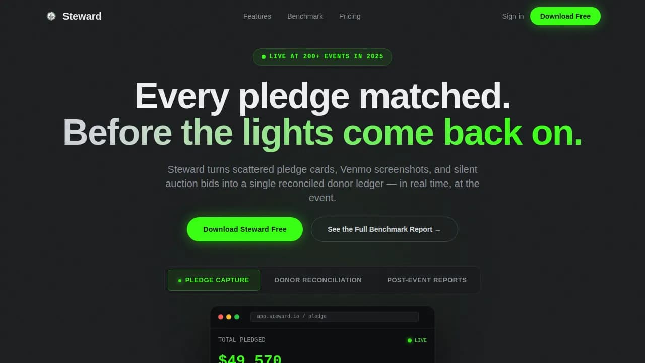 Beacon — Modern Nonprofit CRM Landing Page Template