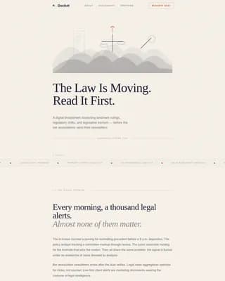 Verdict — Insightful Law Firm Insights Landing Page Template