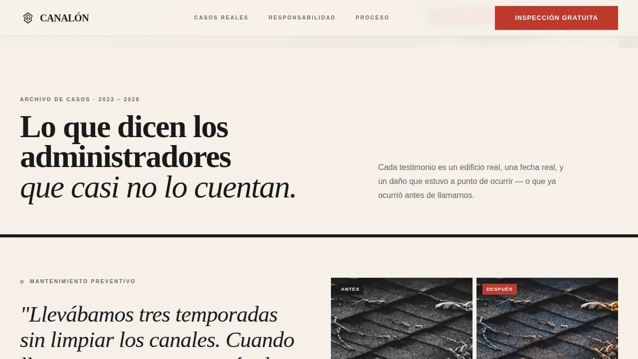 Flow — Expert Gutter Maintenance Landing Page Template
