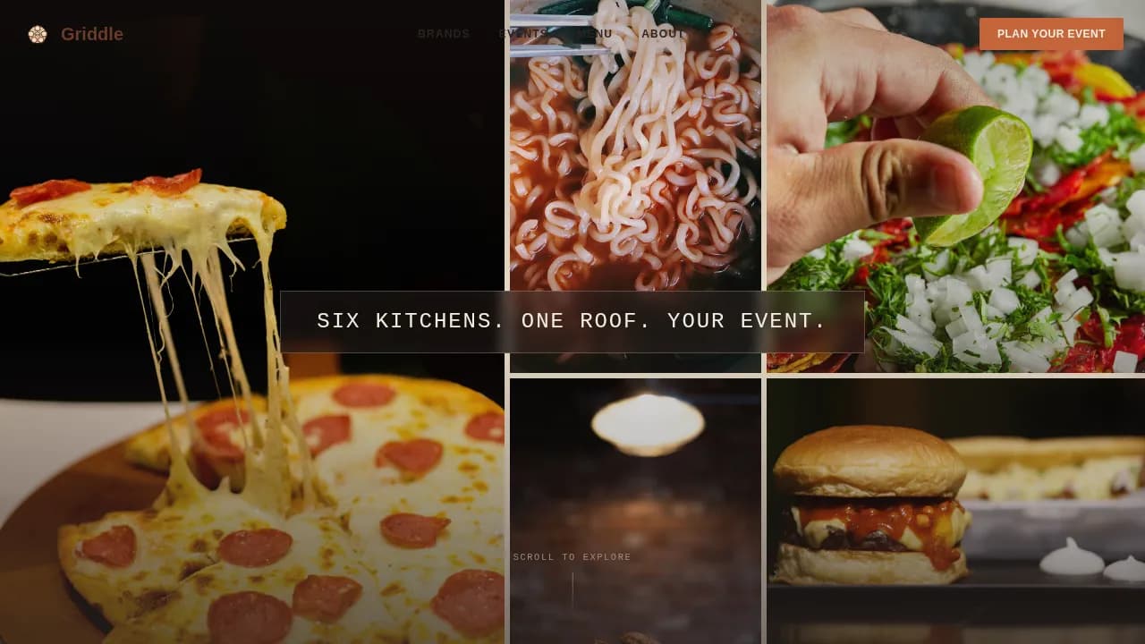 Ember — Modern Ghost Kitchen Platform Landing Page Template