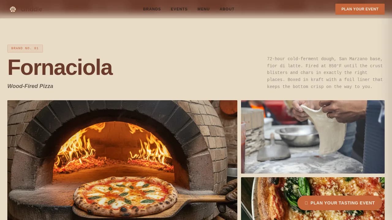 Ember — Modern Ghost Kitchen Platform Landing Page Template
