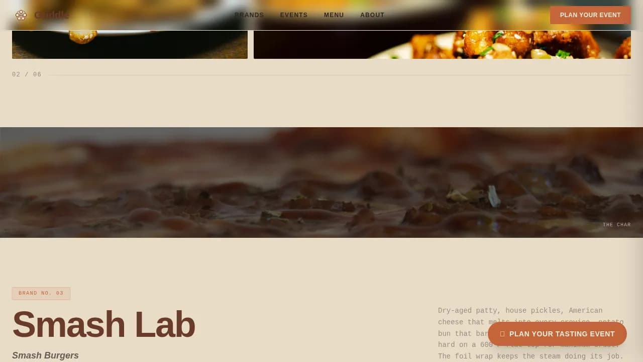 Ember — Modern Ghost Kitchen Platform Landing Page Template