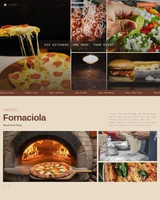 Ember — Modern Ghost Kitchen Platform Landing Page Template