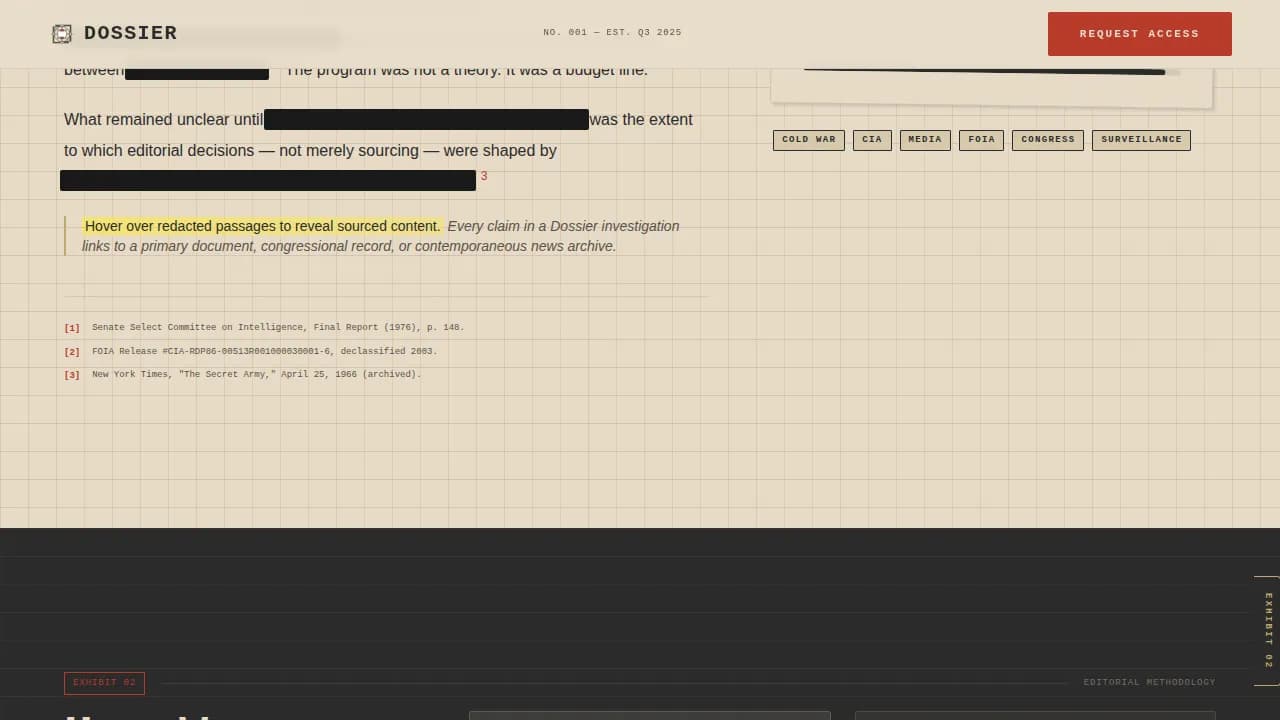 Conspiracy Theory Analysis Content Pre-Launch Website Template